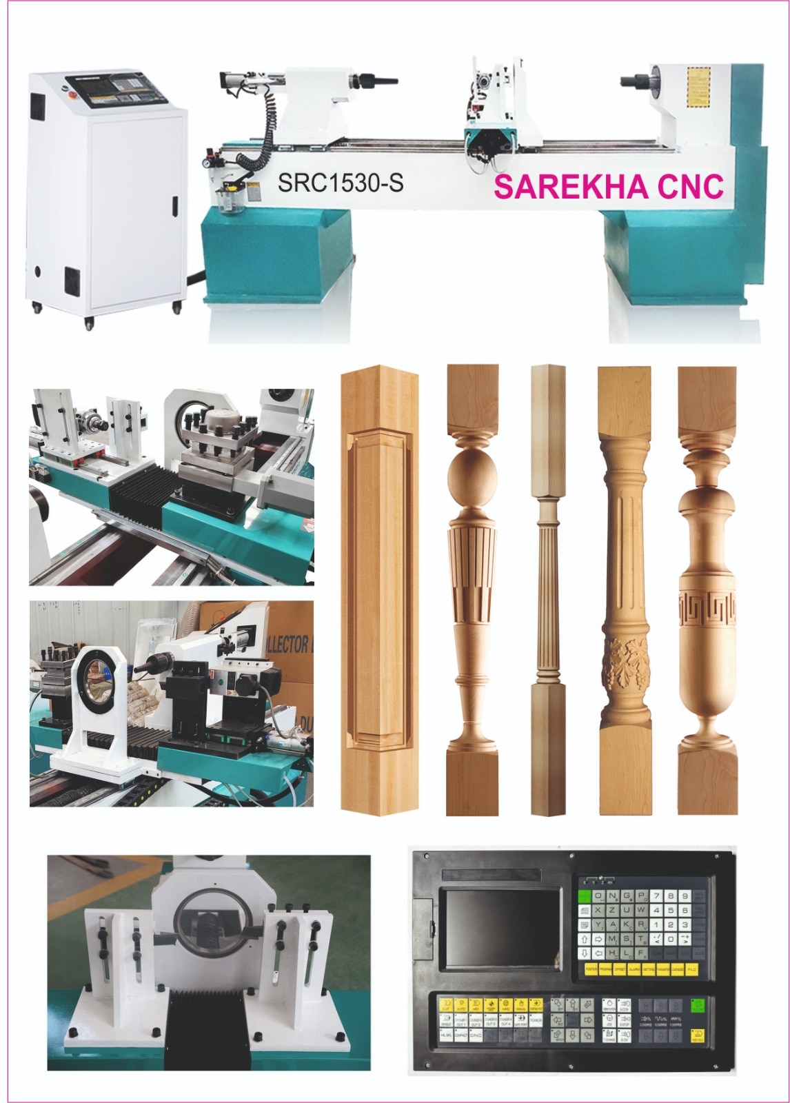CNC wood lathe machi