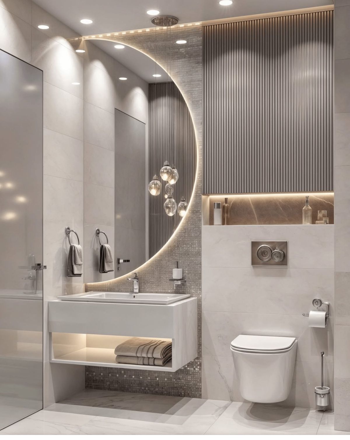 ➤ Custom bathroom in
