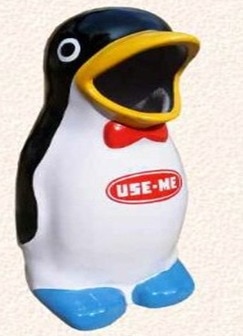 Penguin Dustbin Height -4 ft