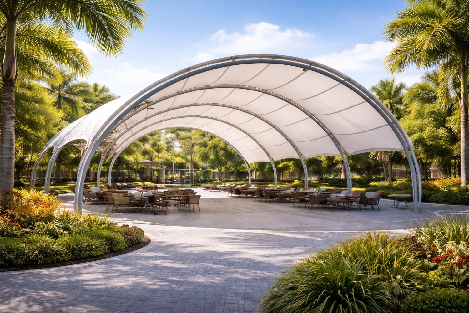 These canopies are m