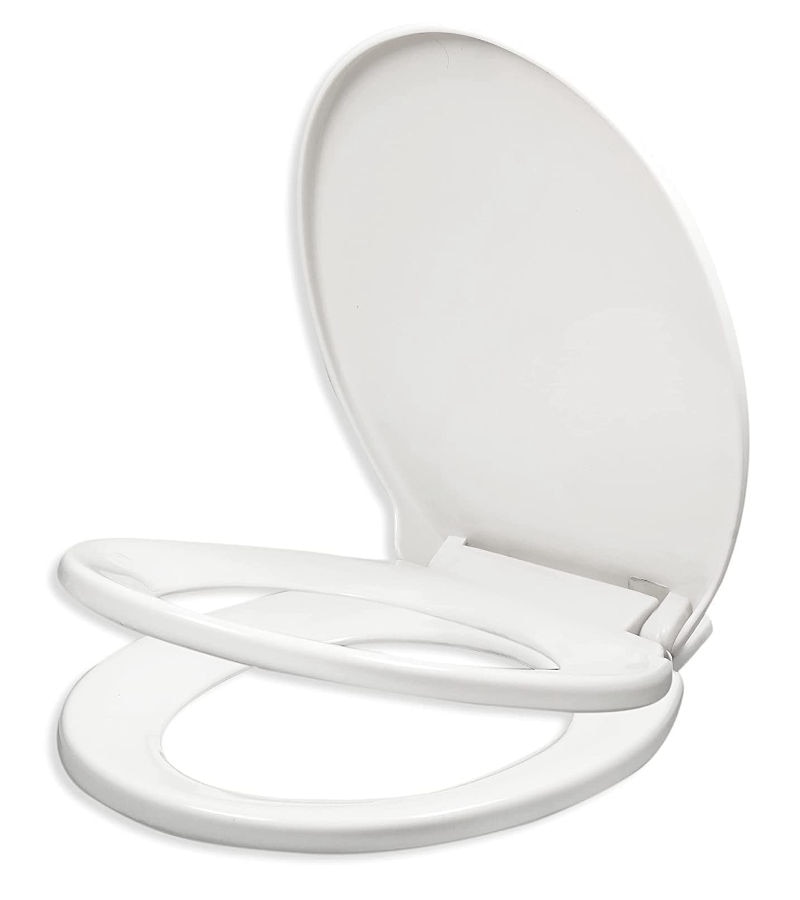 Plastic toilet seat