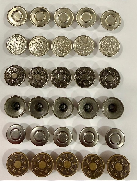 Metal Jeans Buttons