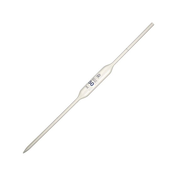 A volumetric pipette
