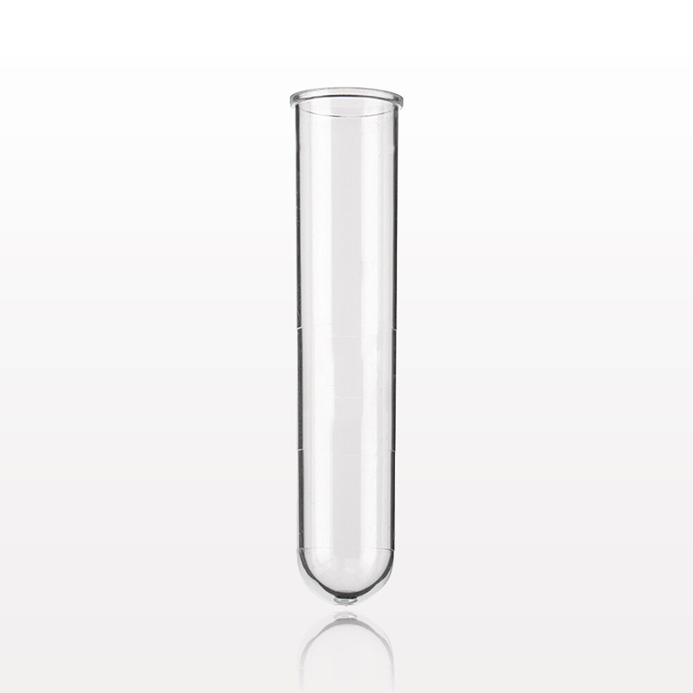 A test tube with rim