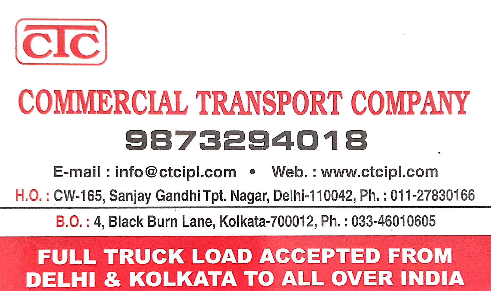 Full Truck Load (FTL