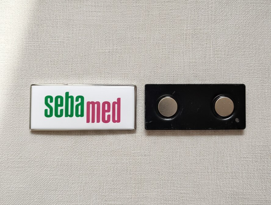 Metallic printed bad