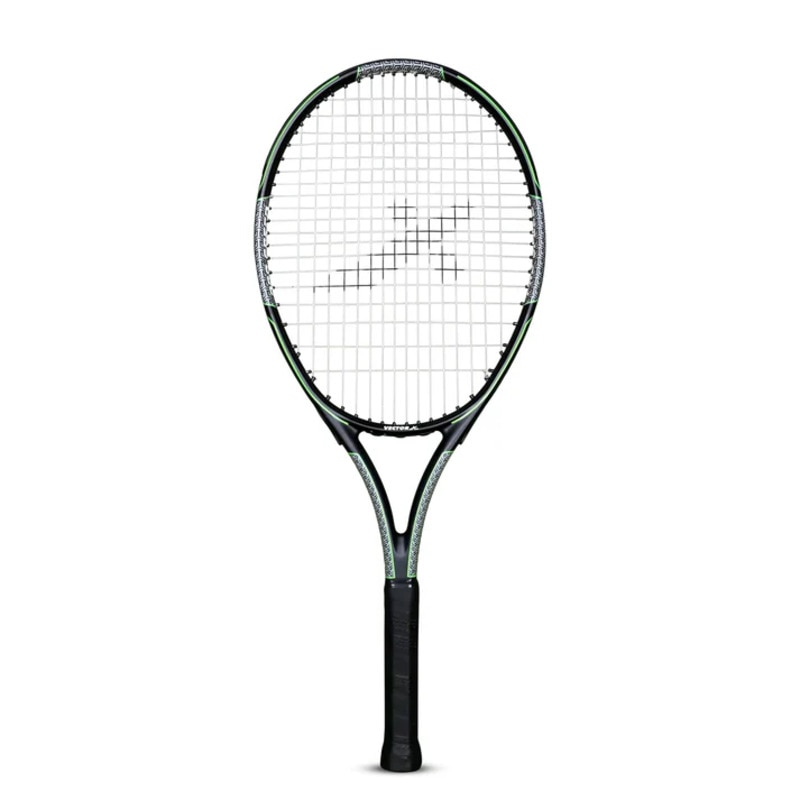 The racket features 