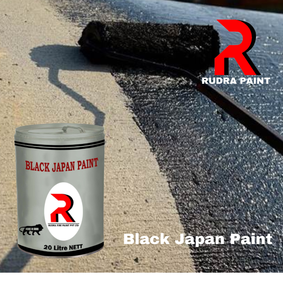 Black Japan paint, a