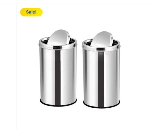 SS Bin Swing Lid 10x
