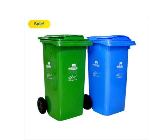Dustbin With Two Whe