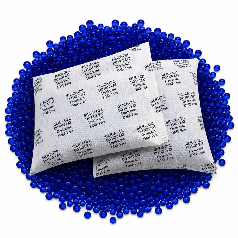Silicagel Blue Beads 200 Gm & 250 Gm Pouch image 1