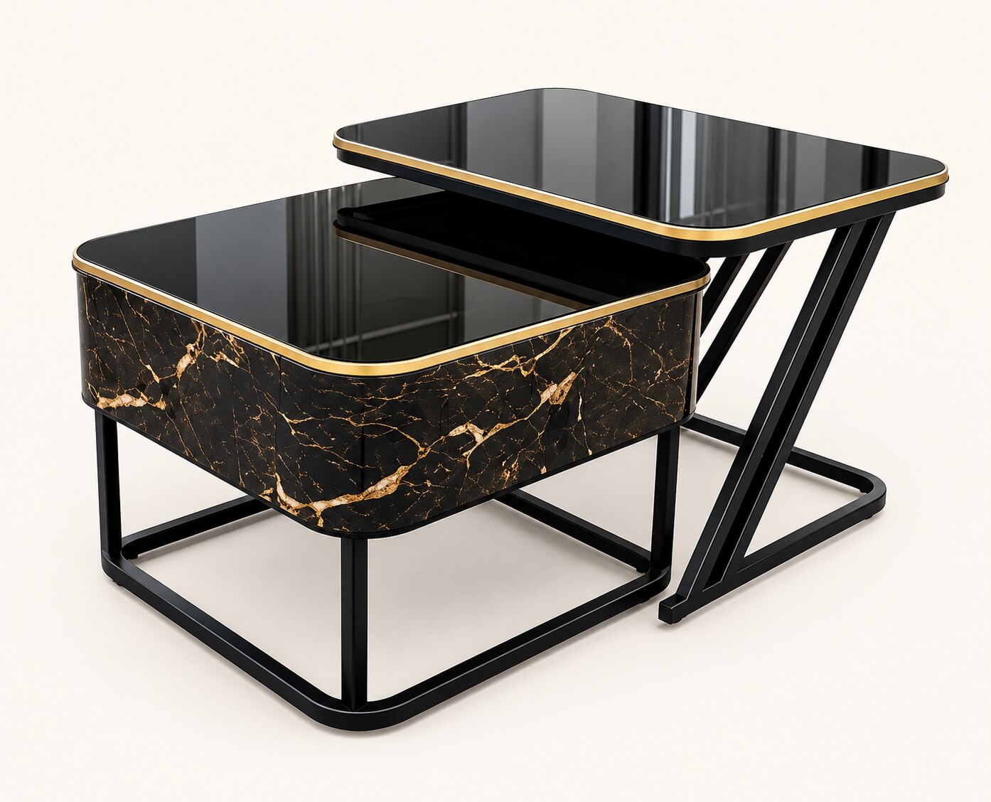 Marble Black Centre