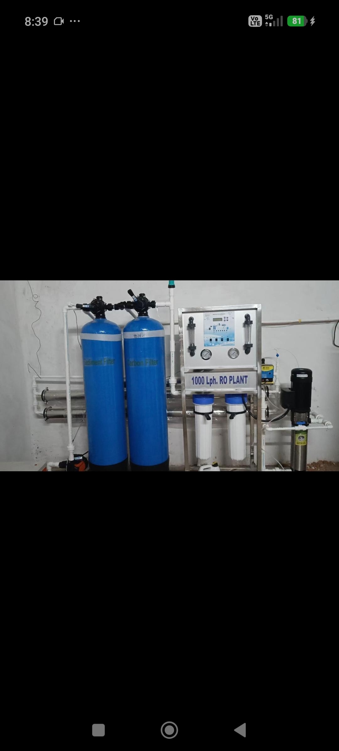 Commercial 100 Ltr Ro Plant image 1