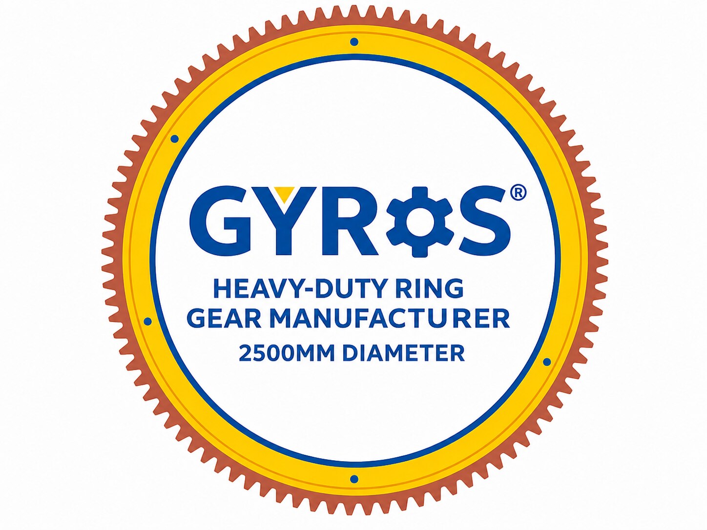 Heavy Duty GearRing 2500mm Diameter image 1