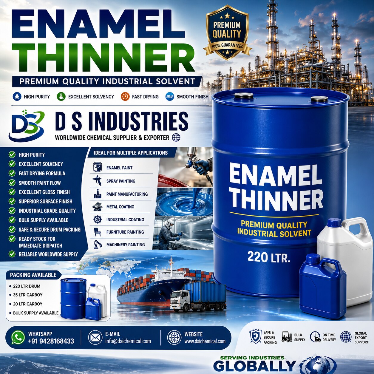 Enamel thinner is a