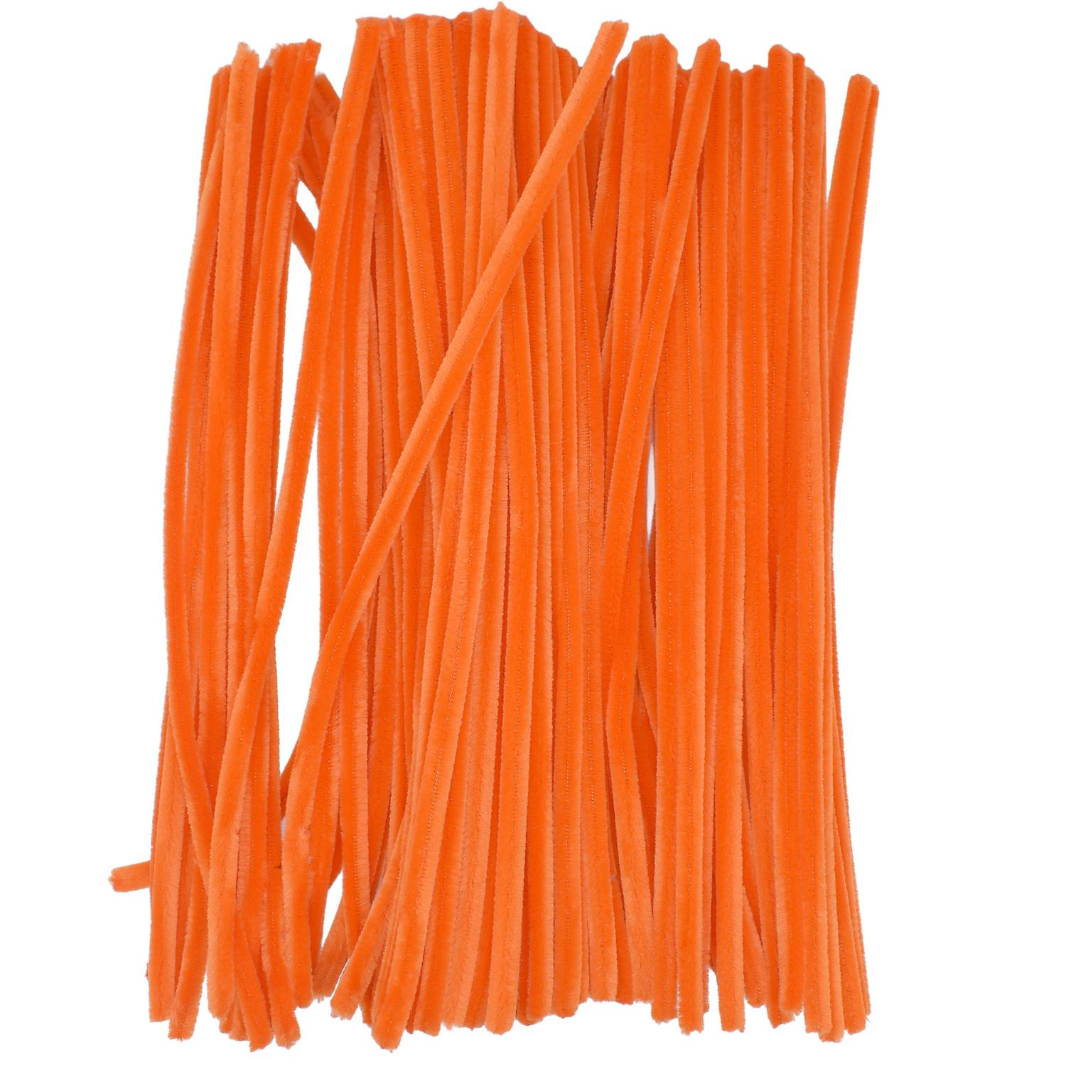 Pipe Cleaner 100pcs 8MM Orange image 1