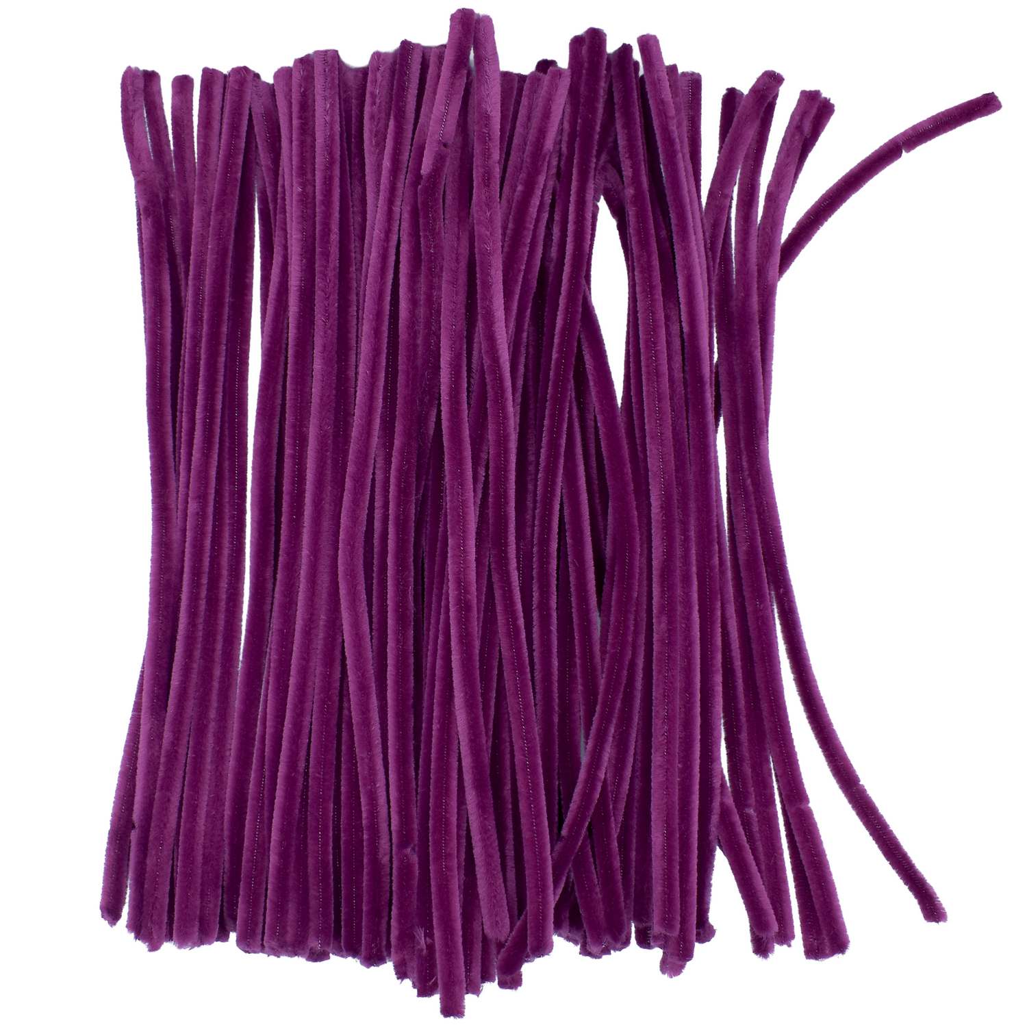 Pipe Cleaner 100pcs 8MM Deep Magenta image 1