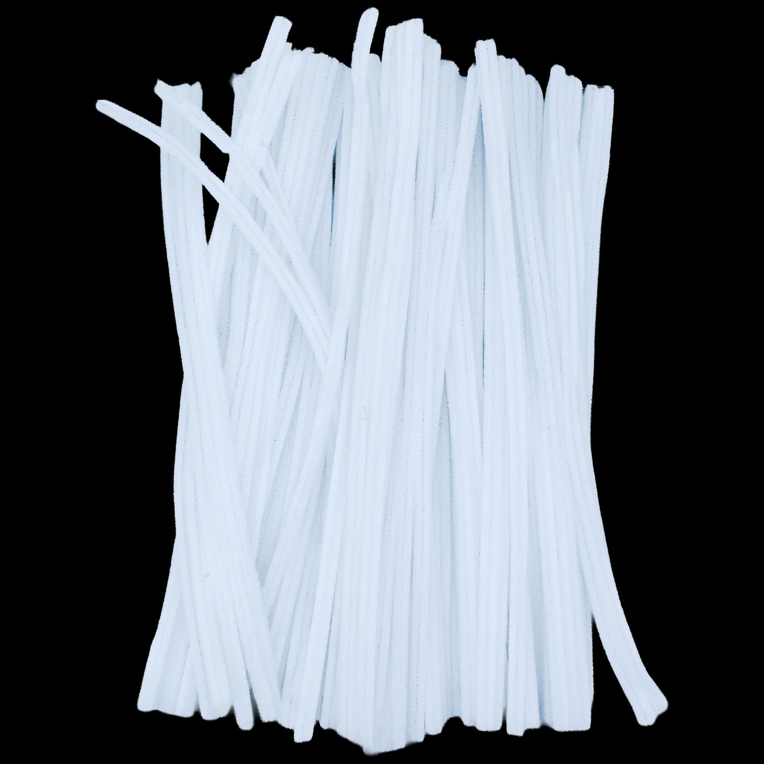 Pipe Cleaner 100pcs 8MM White image 1