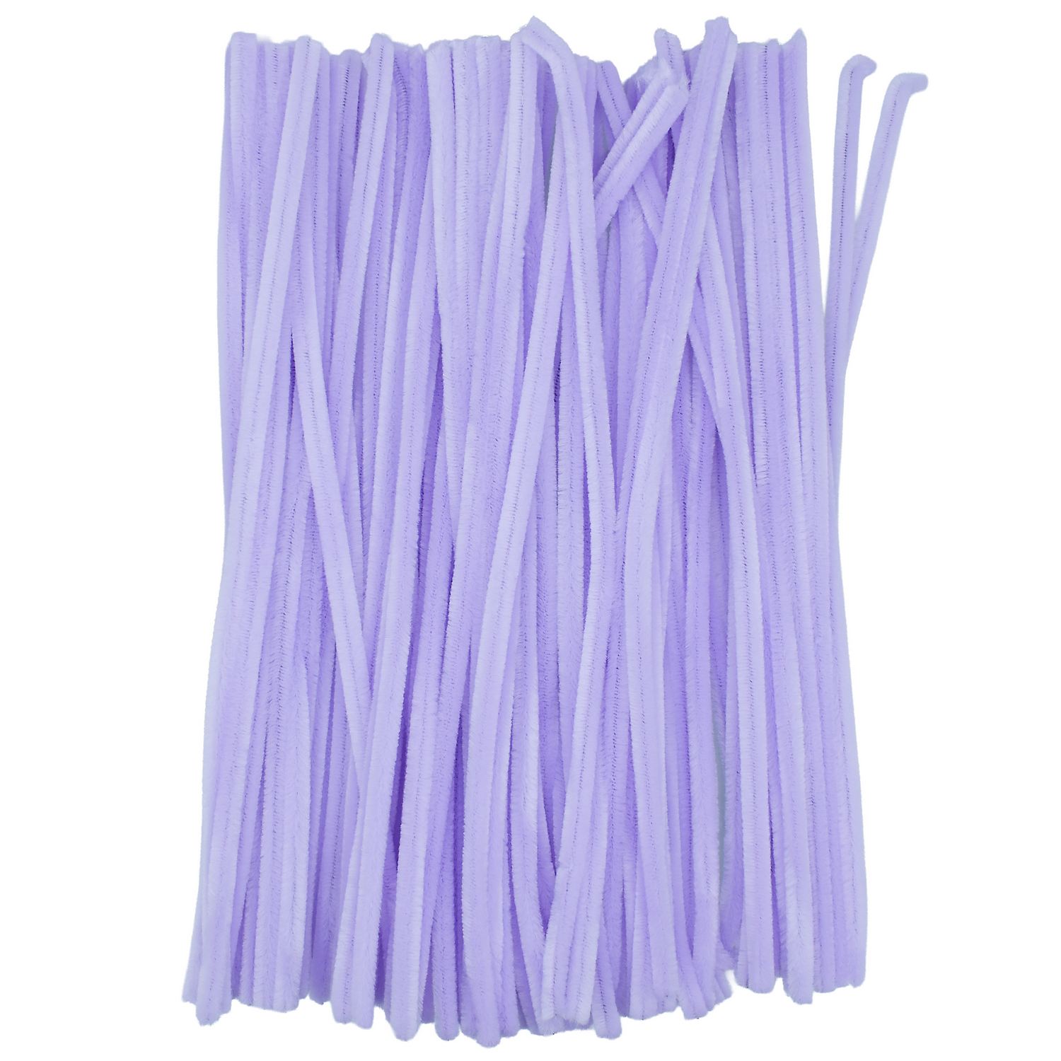 Pipe Cleaner 100pcs 8MM Flouresent Purple image 1