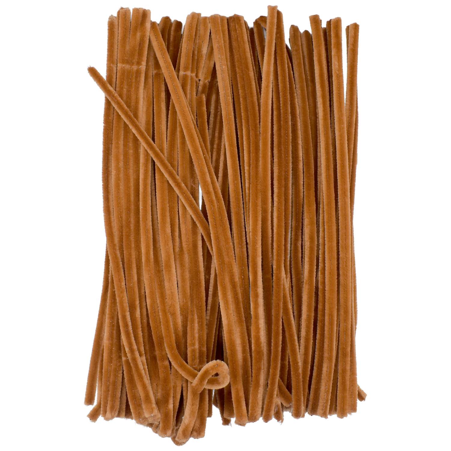 Pipe Cleaner 100pcs 8MM Light Brown image 1