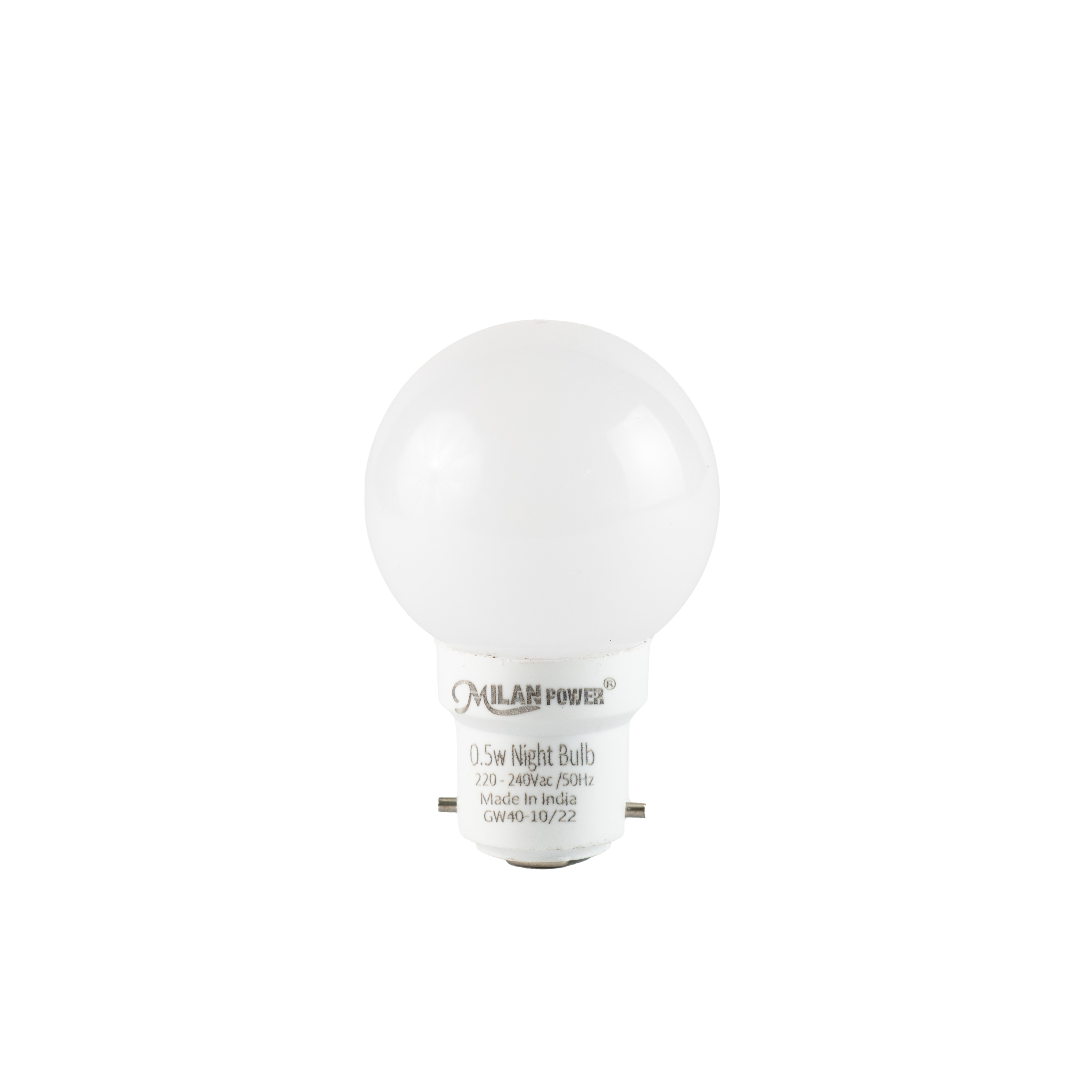 0.5W LED Bulb | B22 Base | 6500K LED Bulb Manufacturer and Supplier in Jaipur image 1