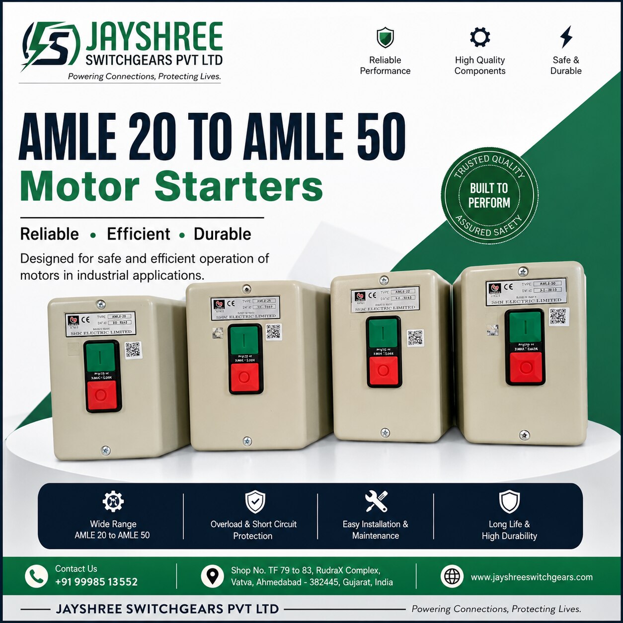 AMLE 20 TO AMLE 50 – MOTOR STARTERS image 1
