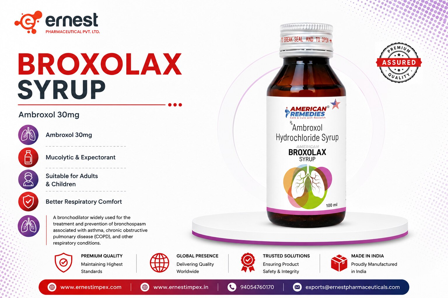 BROXOLAX Syrup – Amb