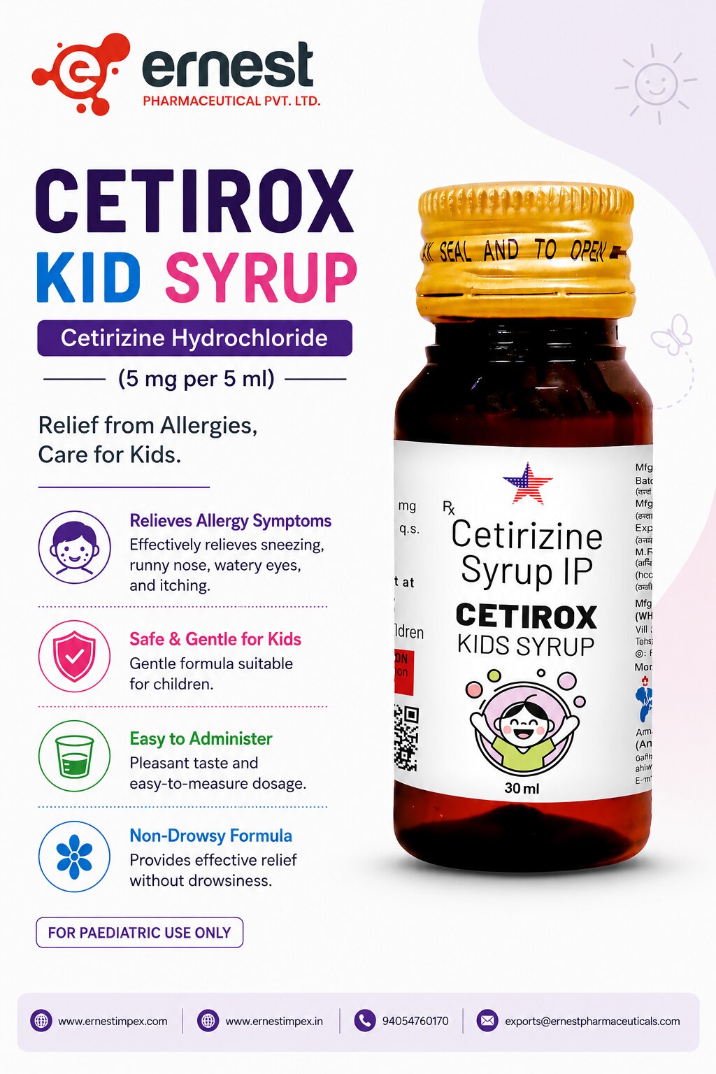 Cetirox Kid Syrup –