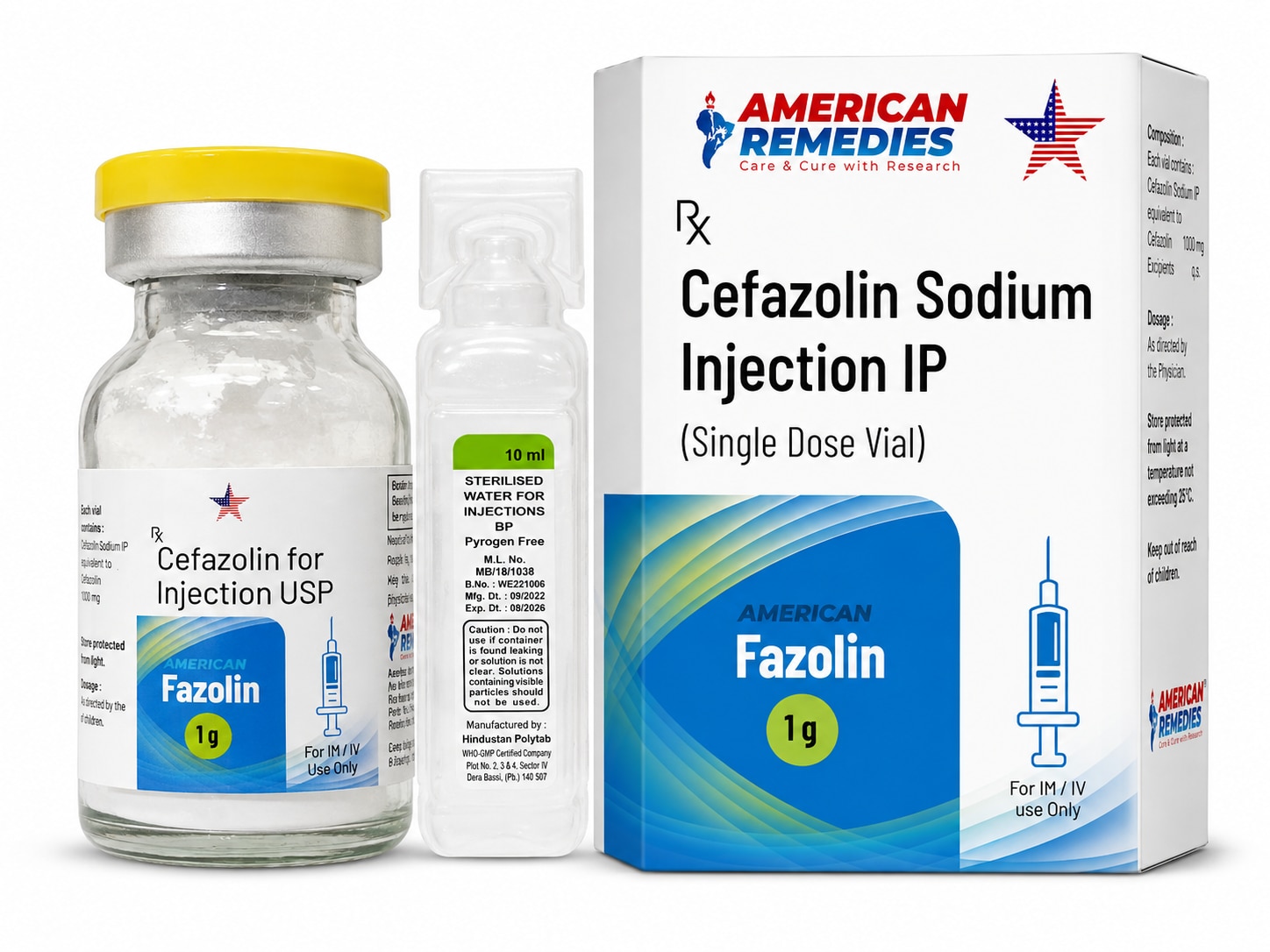 Fazolin 1 g Injectio