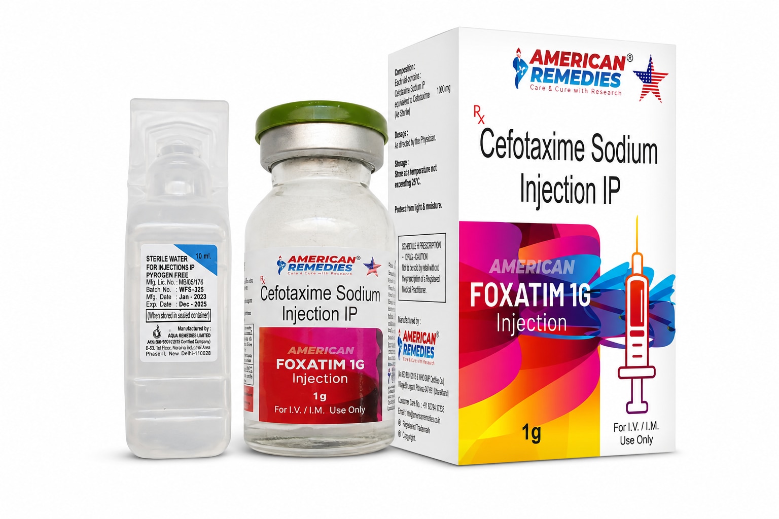 Foxatim 1G Injection