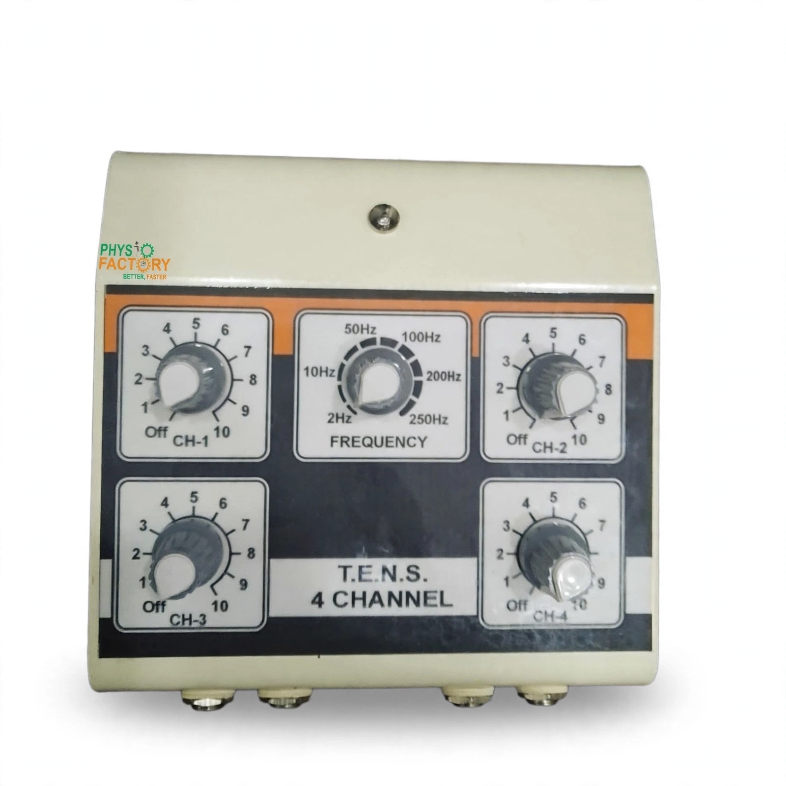 Mini 4 Channel TENS Machine | Portable TENS Therapy Machine for Physiotherapy & Rehabilitation image 1