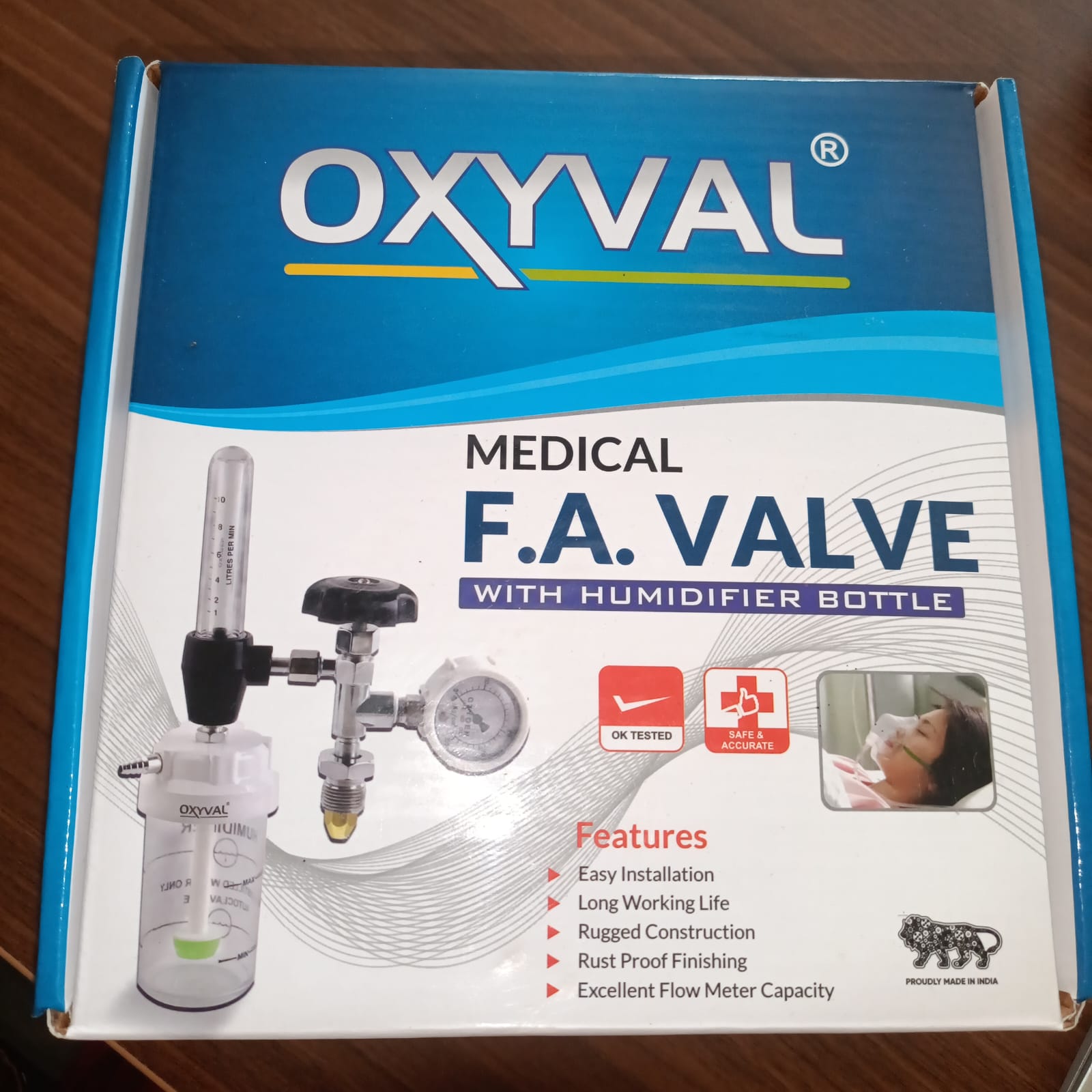 Oxygen Flow Meter with Humidifier Bottle in Gurgaon image 1