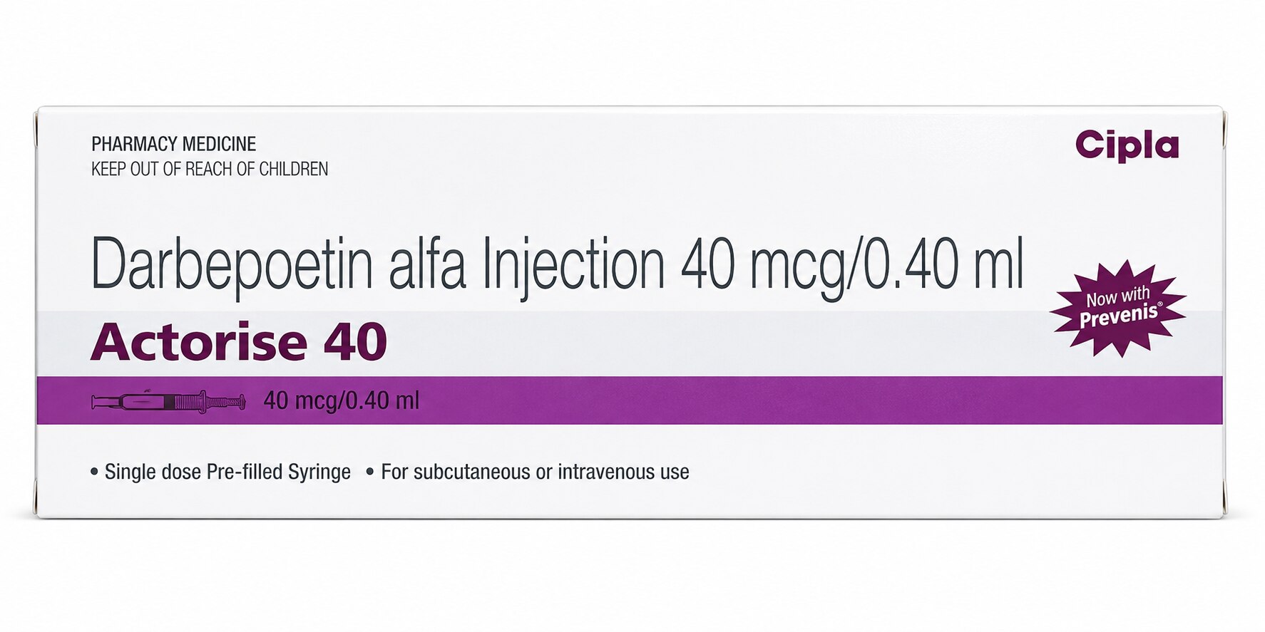 Actorise 40 Injectio