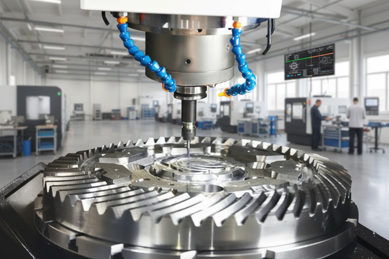 5-Axis CNC Vertical Machining Center (VMC) & CNC Gear Milling Machine image 1