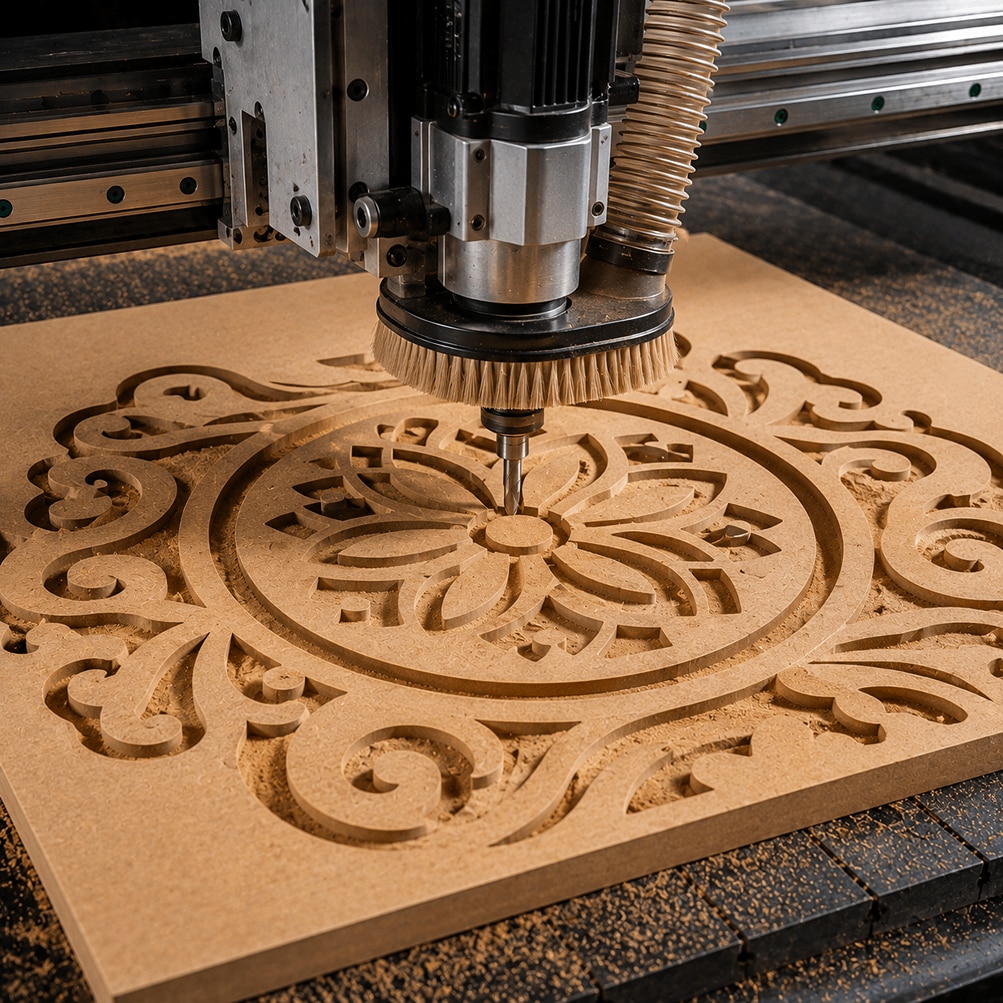 CNC MDF Cutting in P
