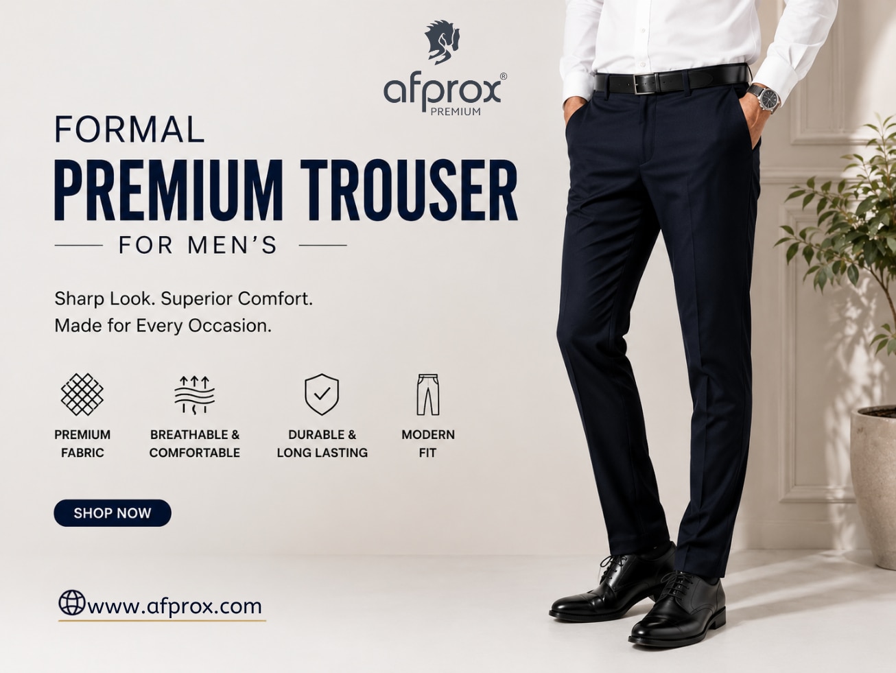 FORMAL PREMIUM TROUSER image 1