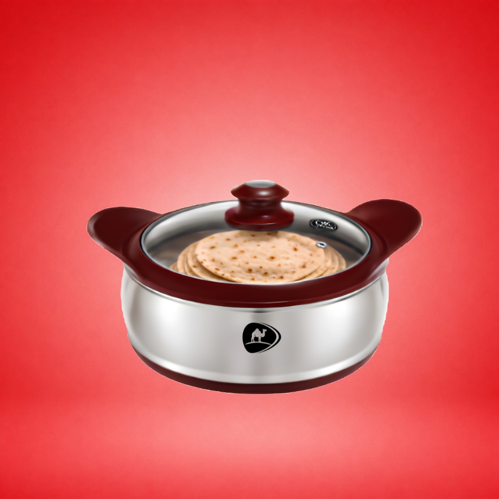 Round Stainless Steel Insulated Casserole