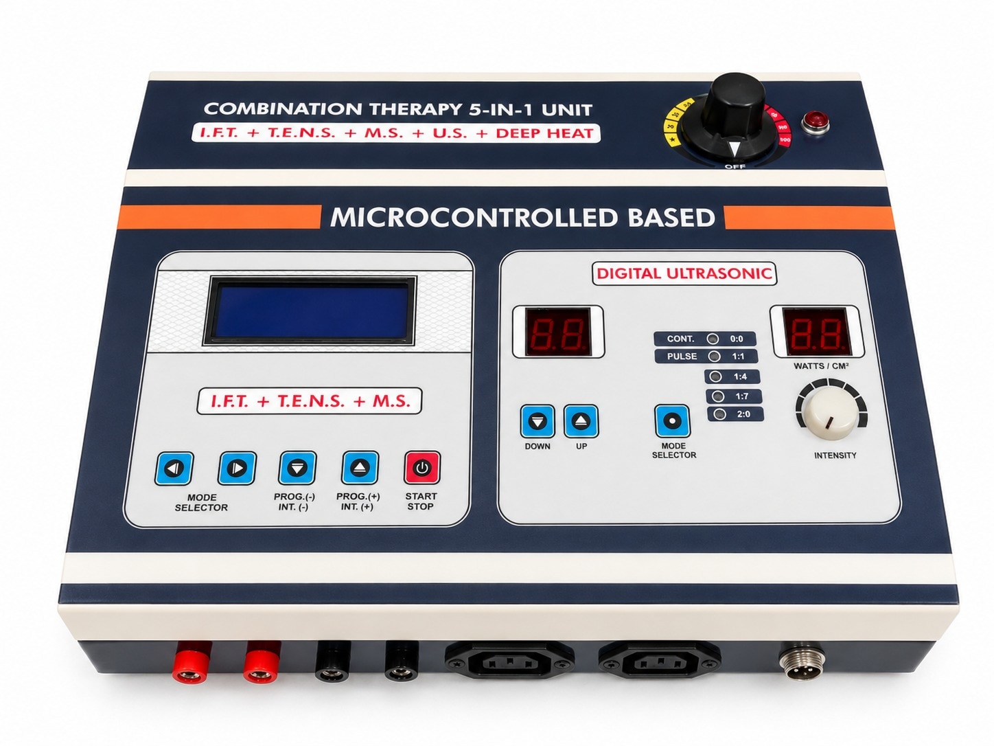 5 In 1 Combo IFT MS TENS US DEEP HEAT Therapy Machine image 1