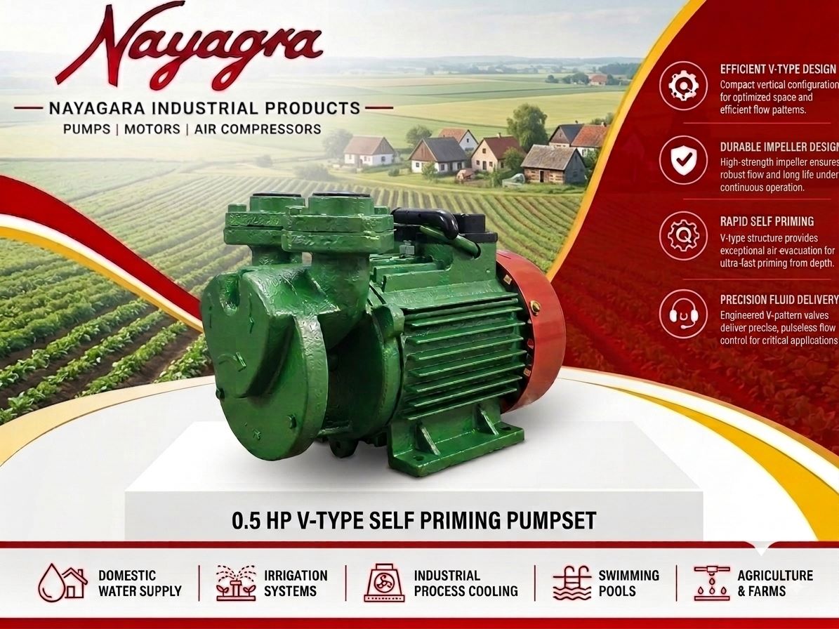 V-type Self Priming Monoblock Pumpset image 1