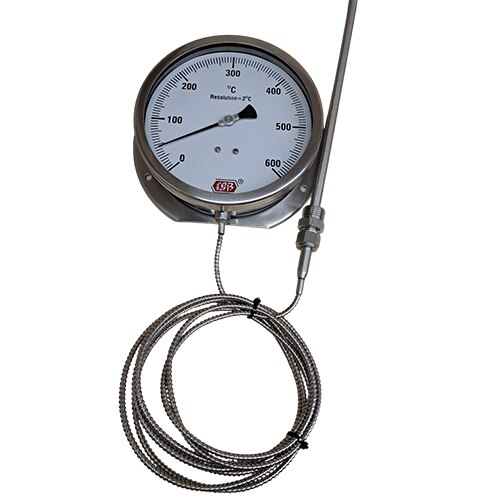 4'' DIAL0-600 DEGREE Mercury Filled Temperature Gauge image 1
