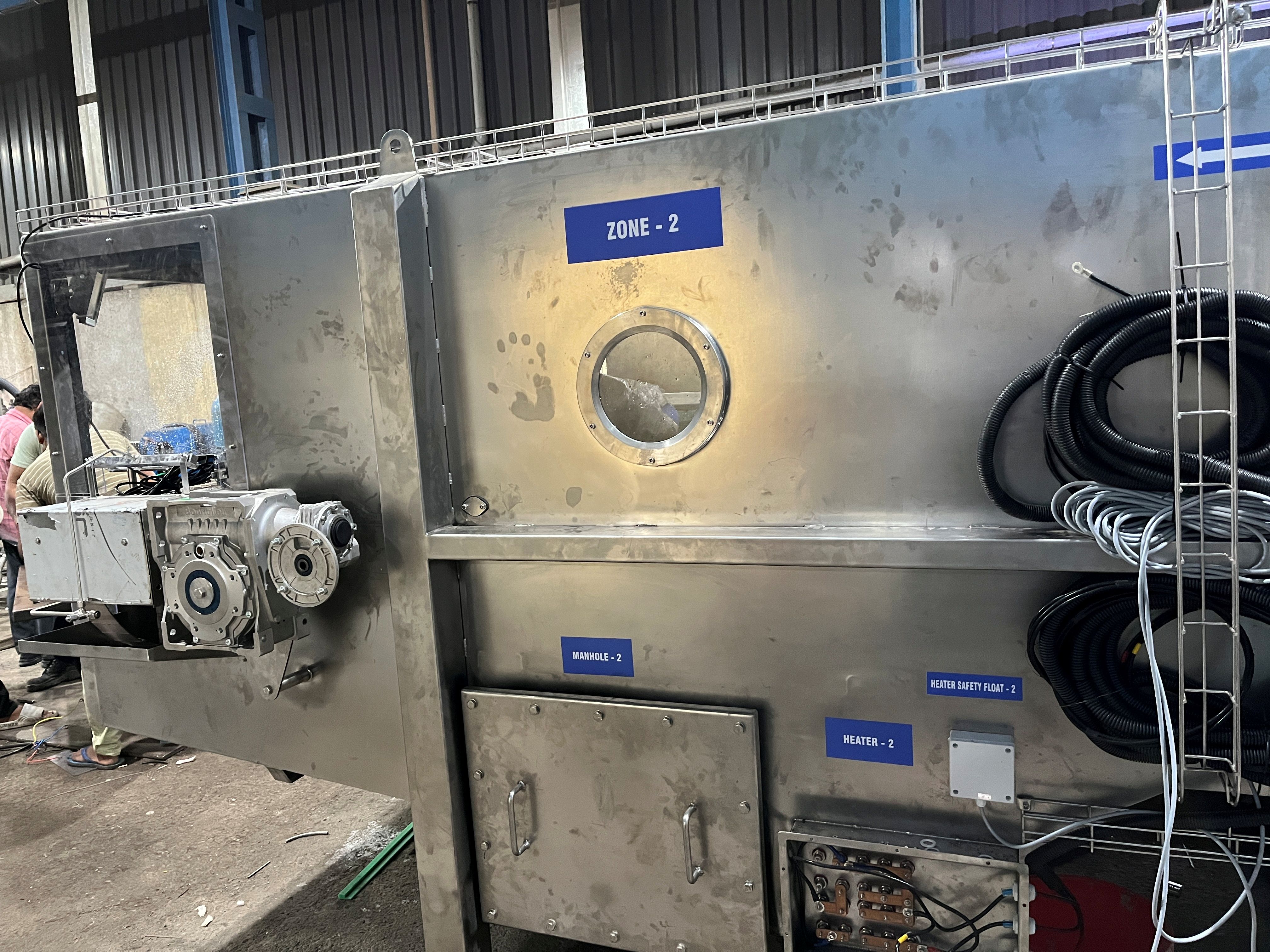 Industrial Warmer / Cooler | Custom Conveyorized Heating & Cooling System image 1