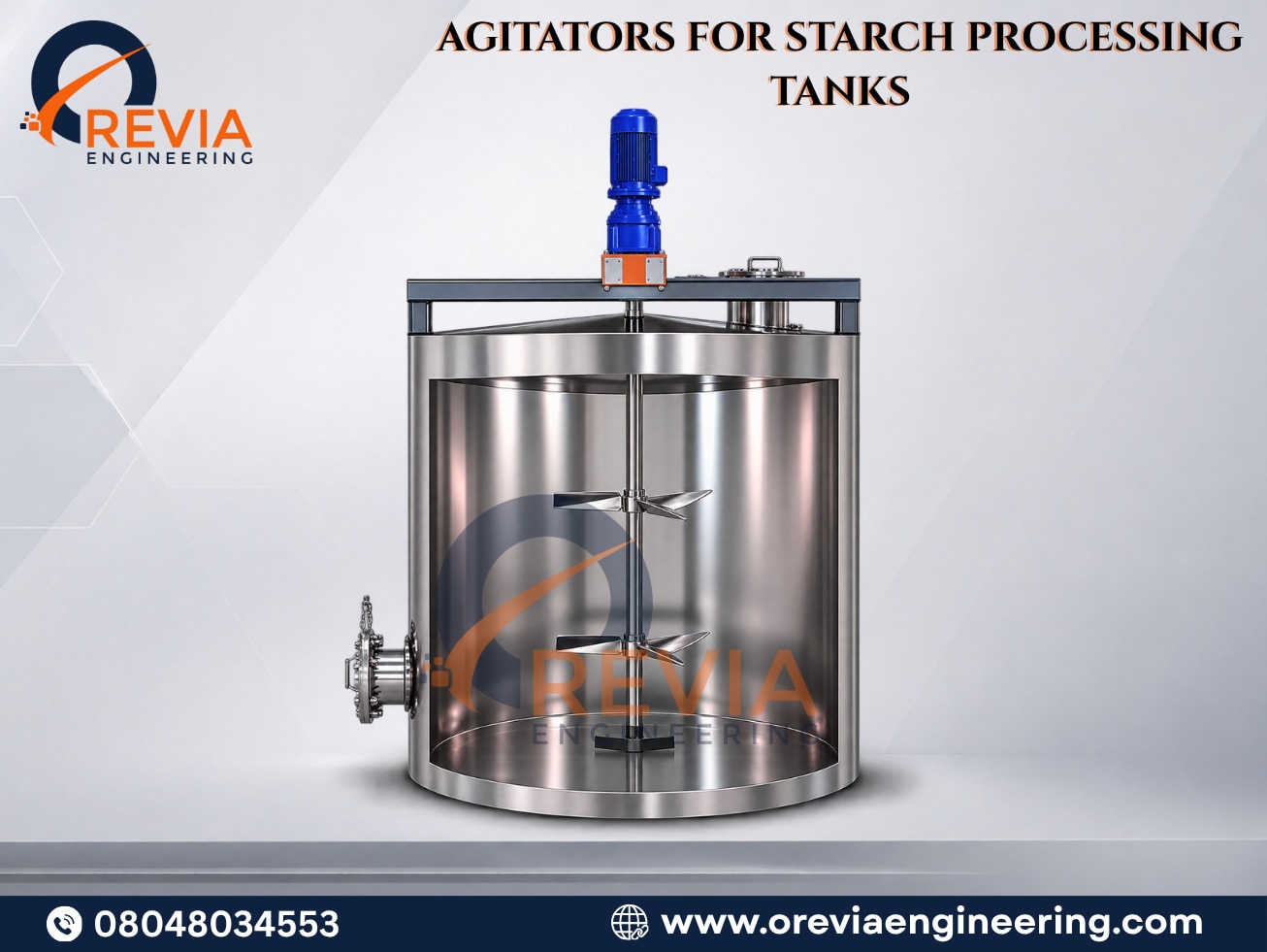 AGITATORS FOR STARCH PROCESSING TANKS image 1