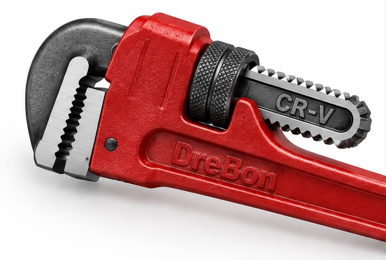DREBON DB-PW-12 HEAVY DUTY Pipe Wrench image 1