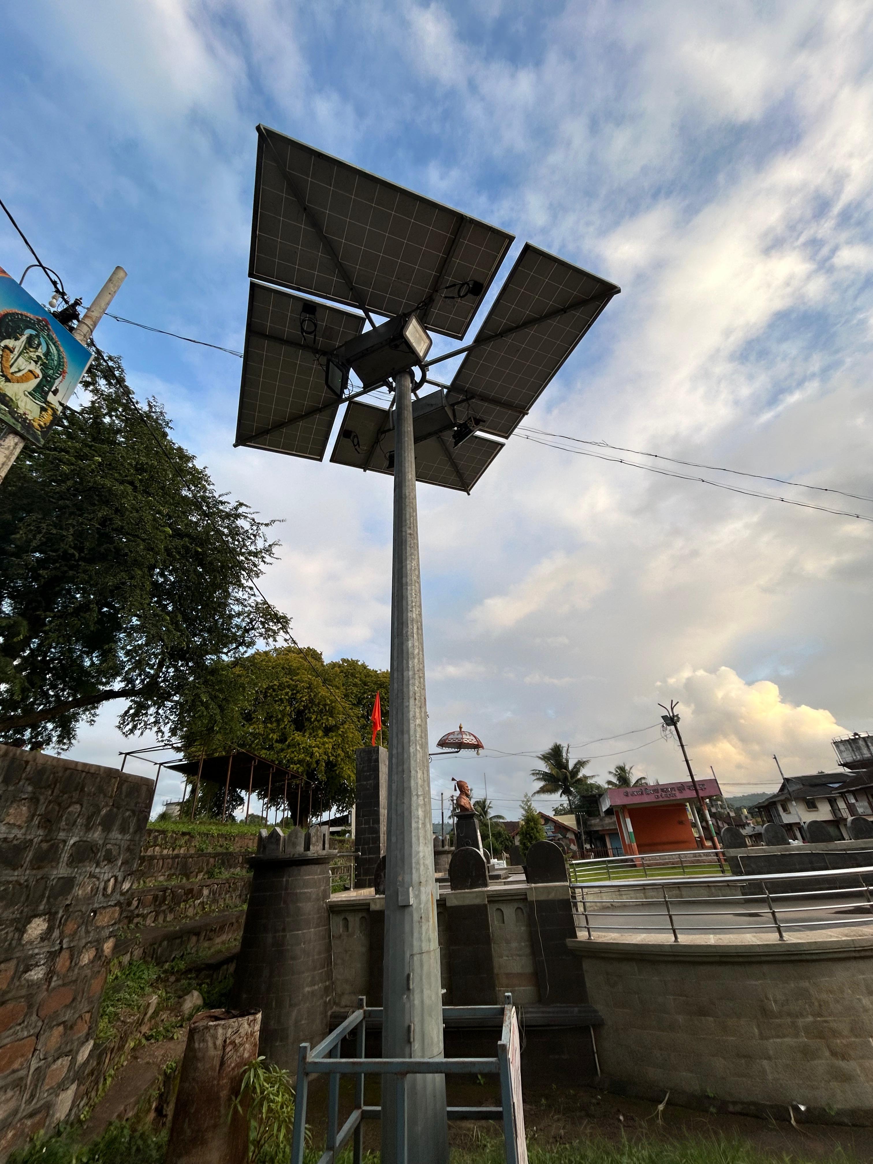 Solar High Mast Pole