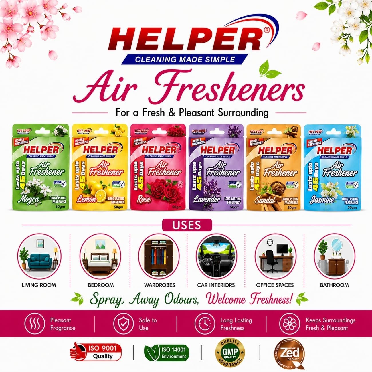 Helper Air Freshner 50gm box image 1