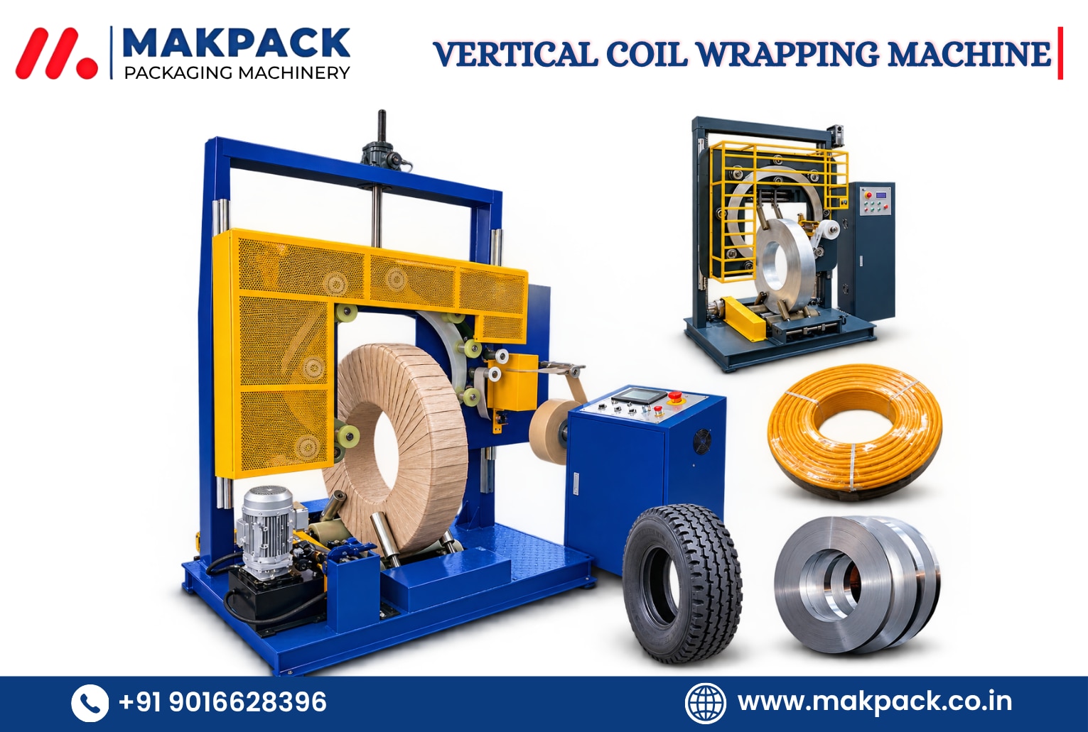 VERTICAL COIL WRAPPING MACHINE image 1