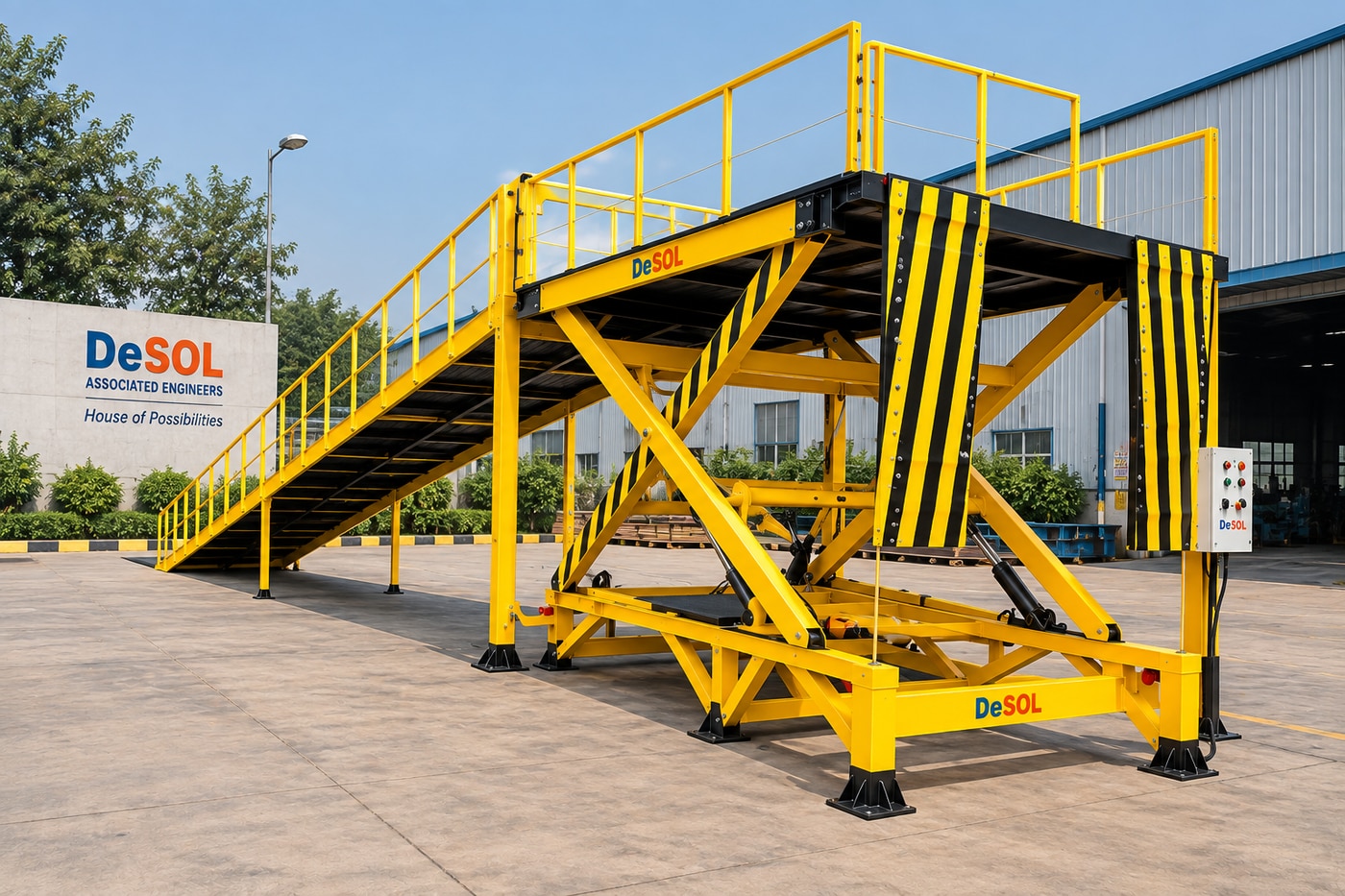 Stationary Hydraulic Dock Leveler