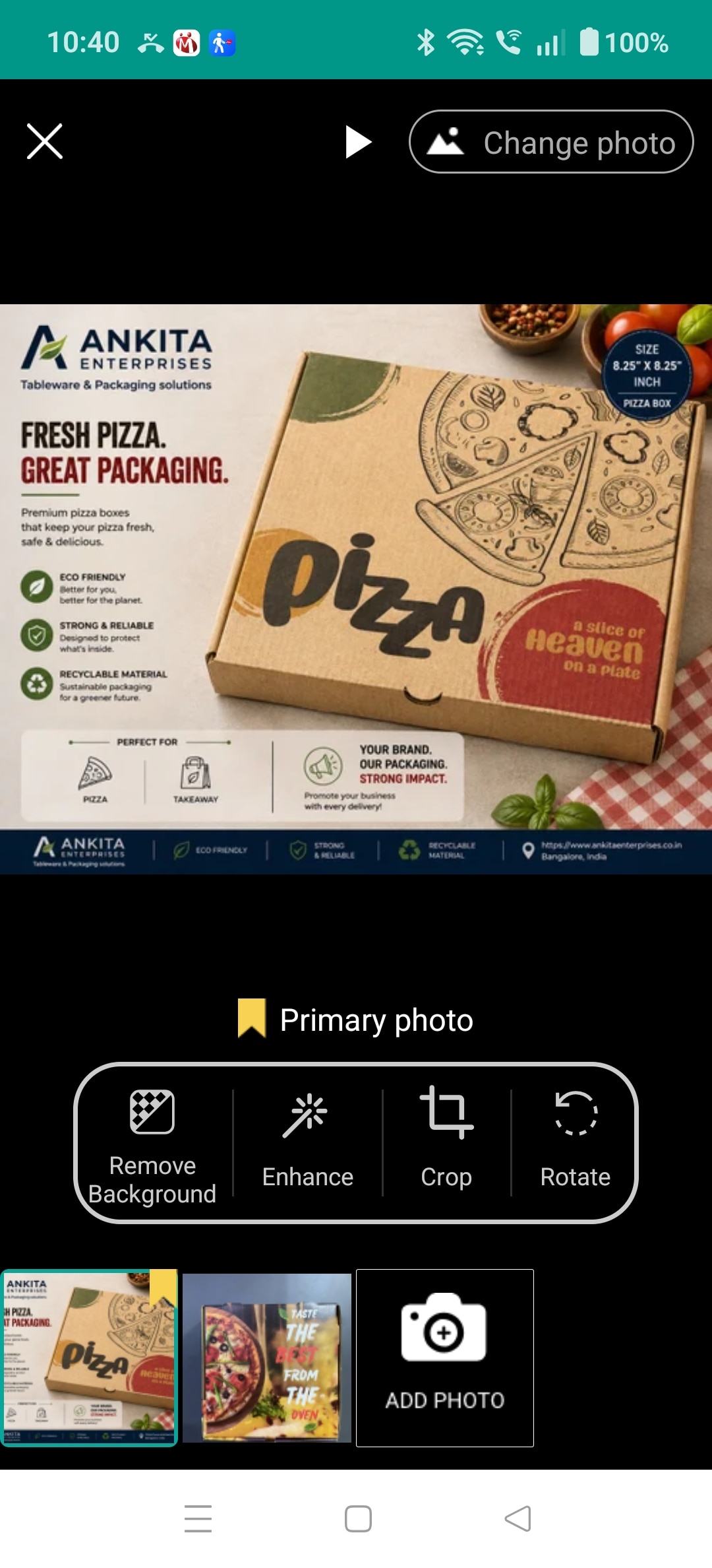 Pizza Box 8"/8"