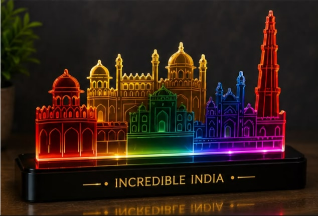 Acrylic LED India Landmark Model