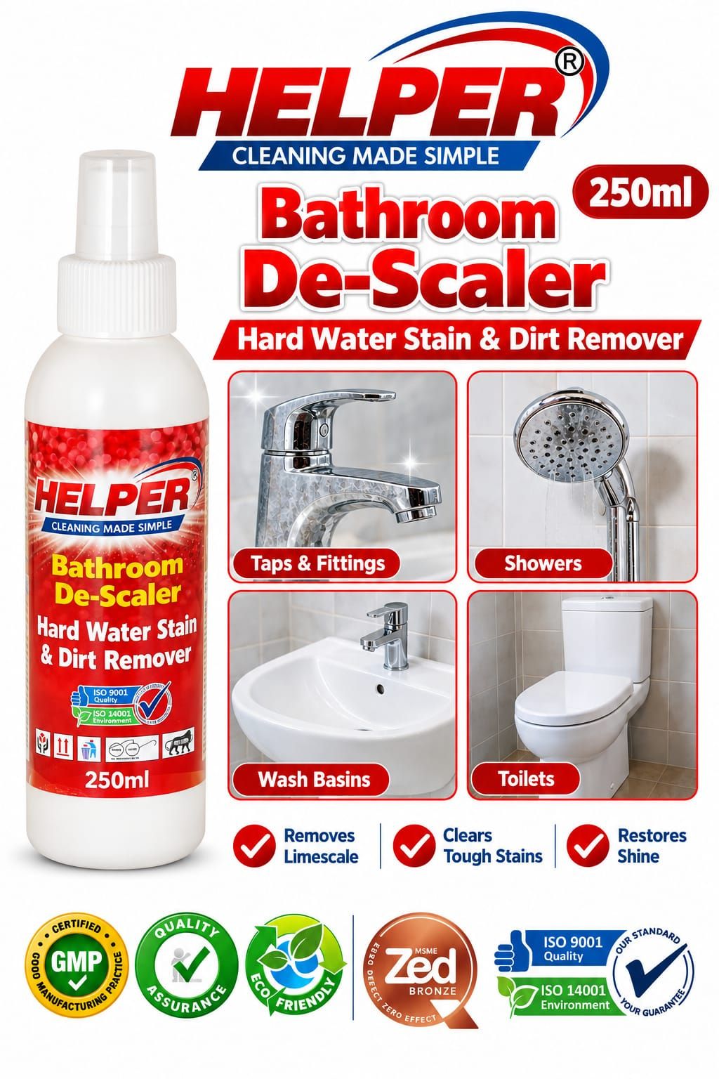 Bathroom De-Scaler spray image 1